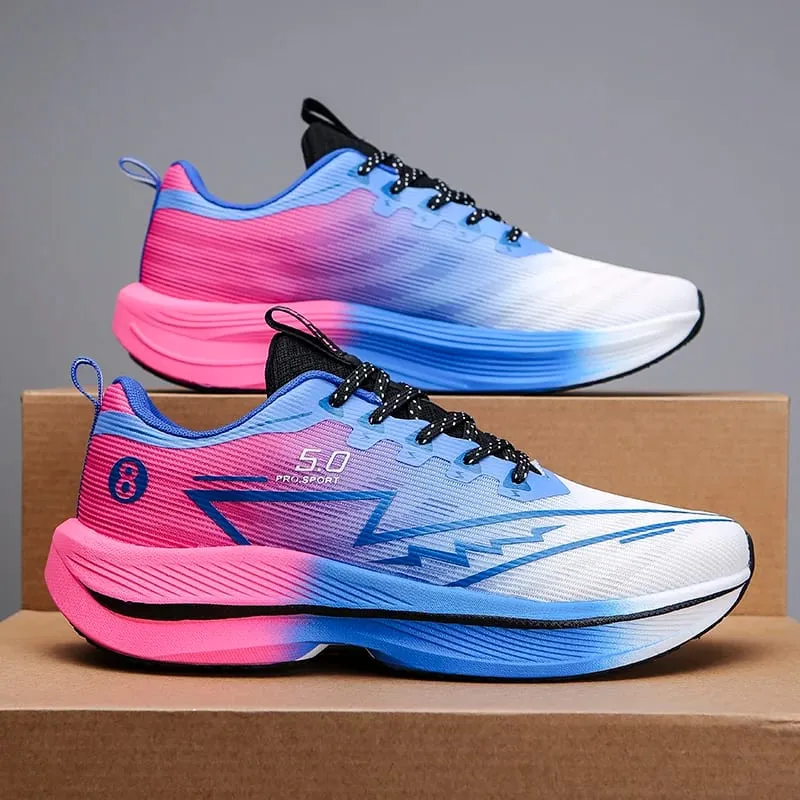 Men Sports Running Shoes Casual Marathon Lightweight Women's Comfortable Athletic Nonskid Walking Sneakers Outdoors Couple Shoes — image 1