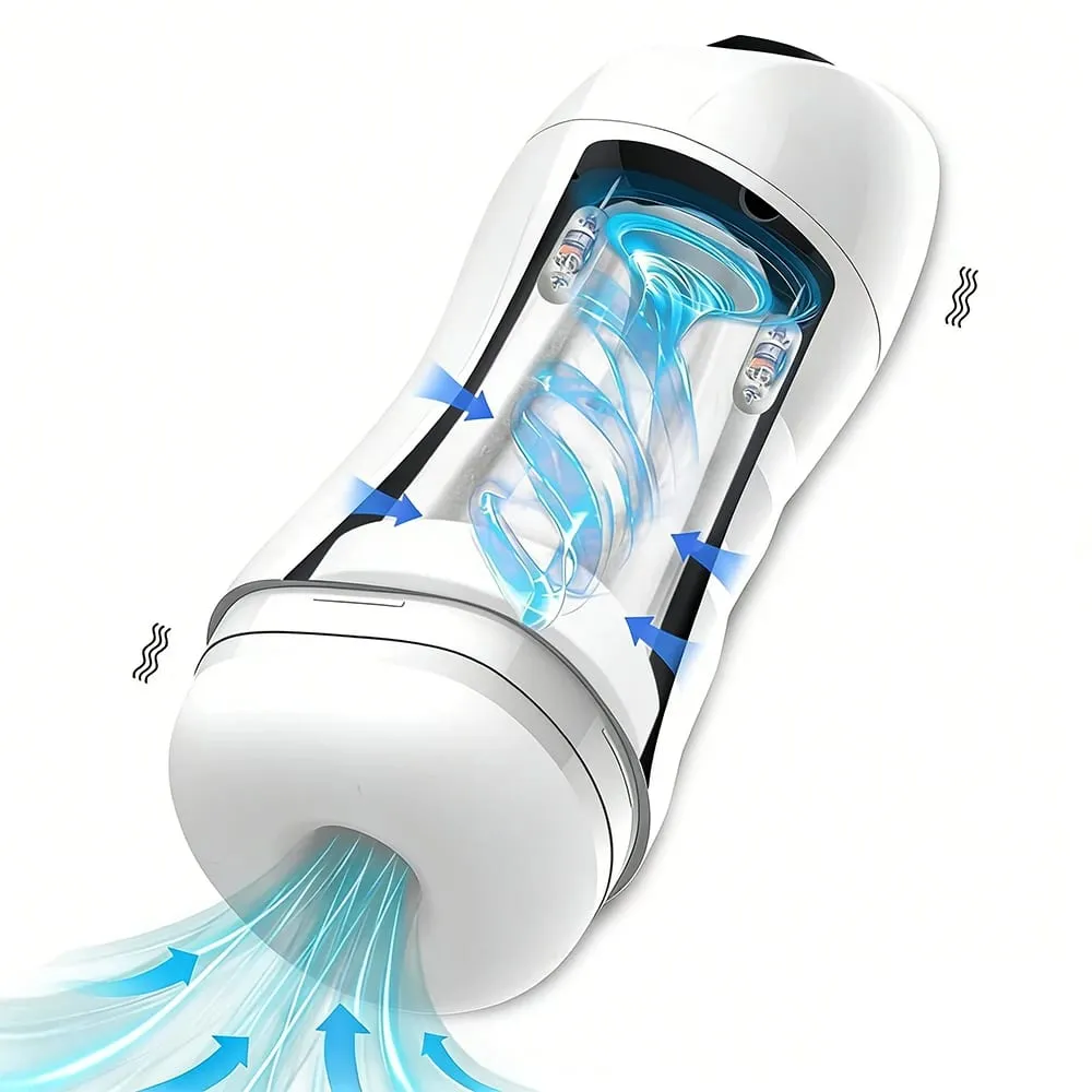 Automatic Male Masturbator Powerful Vibration Blowjob Sucking Machine Silicone Masturbation Cup Adult Supplies Sex Toy for Men — image 1