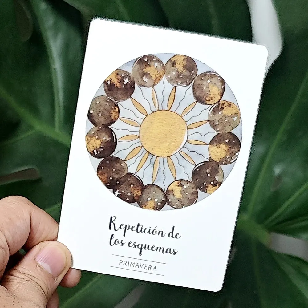 Romantikus Love Oracle Pakli spanyol nyelven 42 db Szívcsakra Oracle kártya 10,5*7,5 cm — image 2