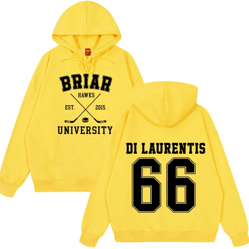 Di Laurentis 66 Off Campus TV Series Briar University Hoodie Men Women Clothing Fashion Winter Vintage Casual Loose Sweatshirt — image 9