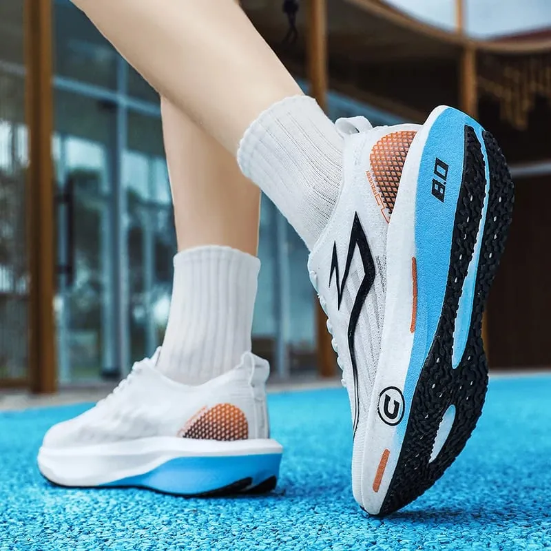 Men Sports Running Shoes Casual Marathon Breathable Lightweight Women's Comfortable Athletic Nonskid Walking Sneakers Outdoors — image 7
