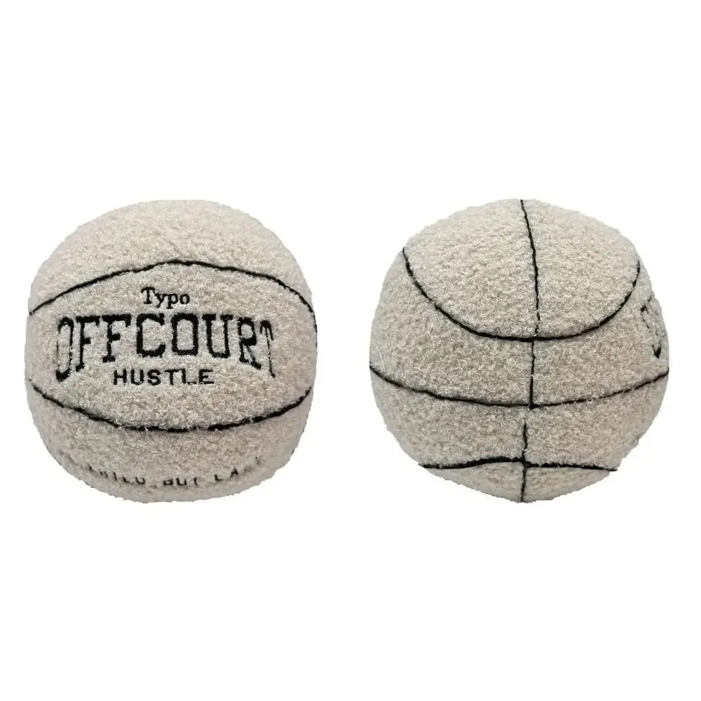 New Soft Offcourt Basketball Pillow Pillow Cushions Basketball Shaped Pillow Fuzzy Pillow Bedroom — image 2