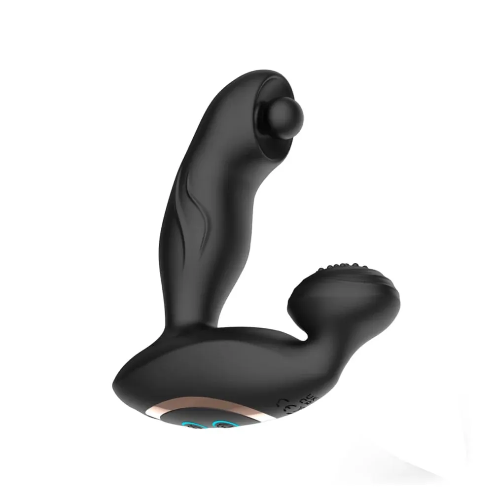 Anal Plug Vibrator Prostate Massager Remote Control Butt Plug Rotating Beads G Spot Sex Toys para sa Mga Lalaki Babae Mga Matanda na Kalakal — image 1