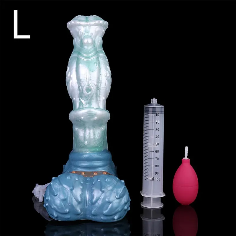 Large Squirting Horse Dildo Silicone Anal Plug Female Masturbator Prostate Massager Long Penis Adult Sex Toys for Women Men — image 25