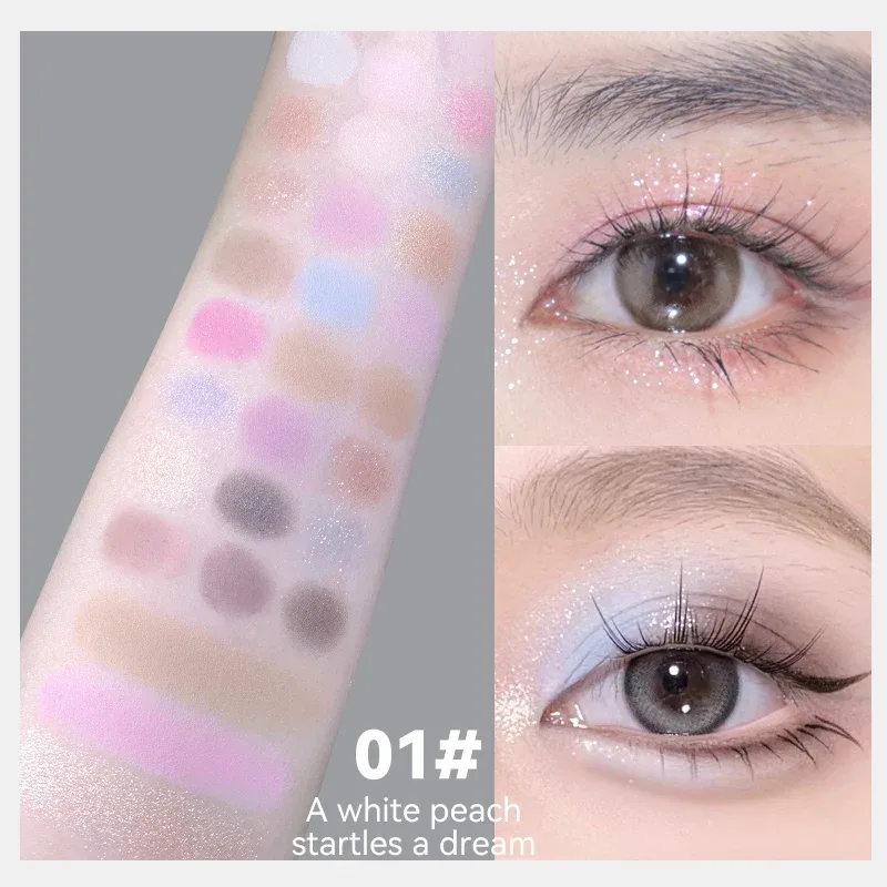 27-Shade Mult Eye Shadow Matte Pearlescent Glitter Large Plate Blush High-Gloss Multi-Functional Contouring New Style