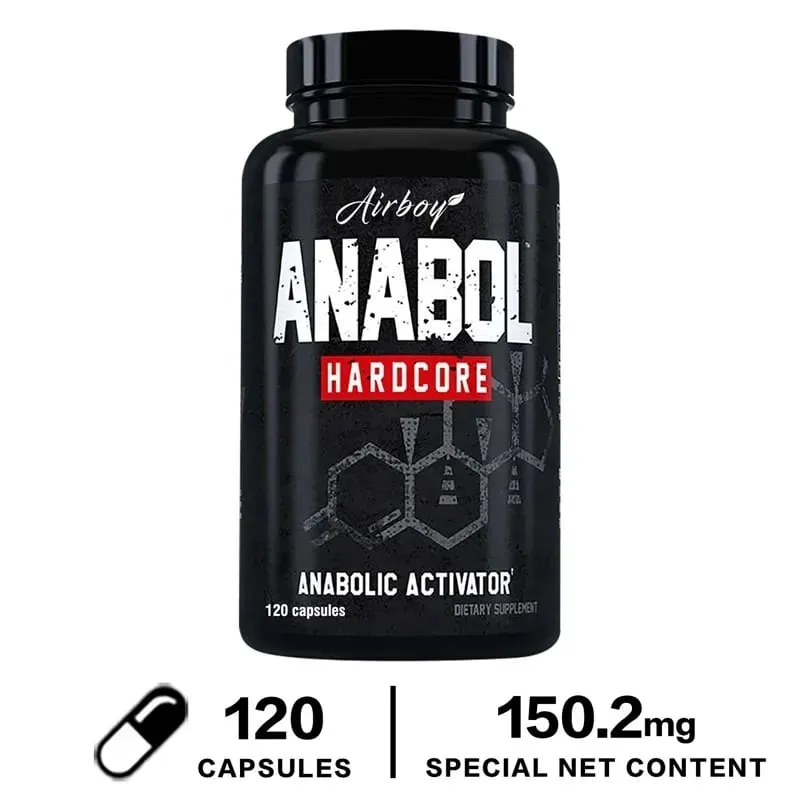 Anabol Hardcore Supplement - Paglaki ng kalamnan Pinahusay na Endurance Stress at Mood Relief at Pangkalahatang Kalusugan — image 9