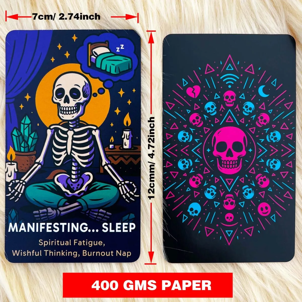 The Dead Inside Deck Tarot Cards 54 Cards 13x8cm Skeletal Divination Oracle Meet Death Below Decks Card Games