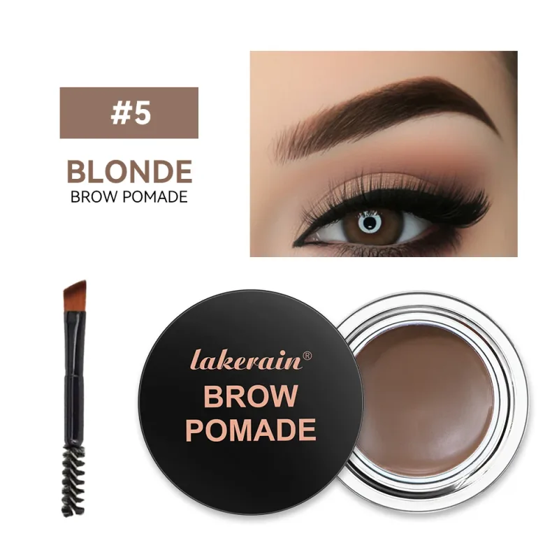 6 Colors Waterproof Eyebrow Tint with Brush Long-Wearing Full-Pigment Smudge-Proof Eyebrow Pomade Natural Wild Brows Makeup — image 13