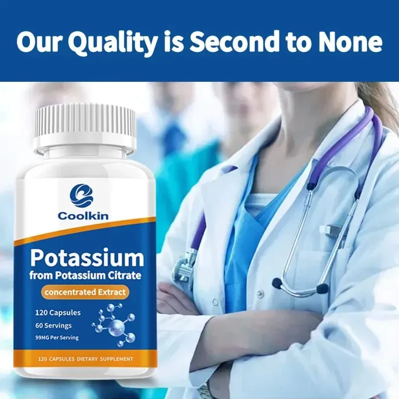 Natural Potassium Citrate - Supports Electrolyte Balance and Normal PH Non-GMO and Gluten-free Absorbable Potassium Supplement — image 4
