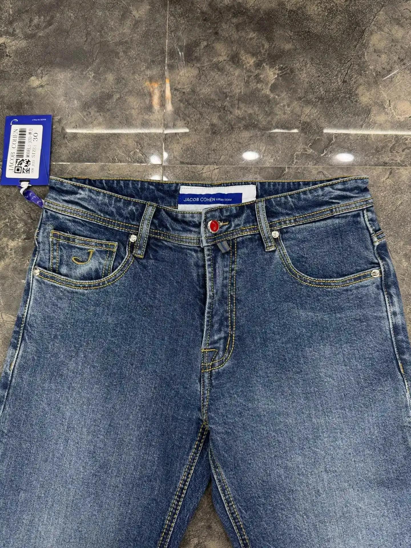 Jeans Thin Cotton Men 2026 Spring Summer new fashion zipper embroidery comfortable straight Big size 29-40 Pants — image 3