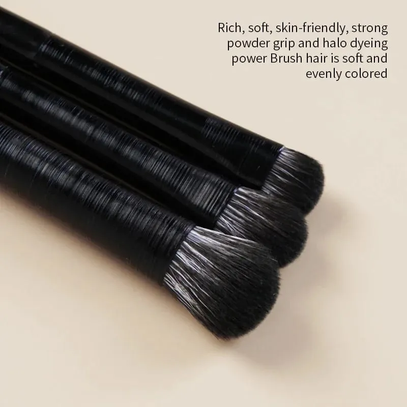 Natural Eye Makeup Brushes Set Eyeshadow Brush Eyebrow Contour Eyeliner Brush Women Eyes Cosmetic Blending Detail Make Up Tools — image 2