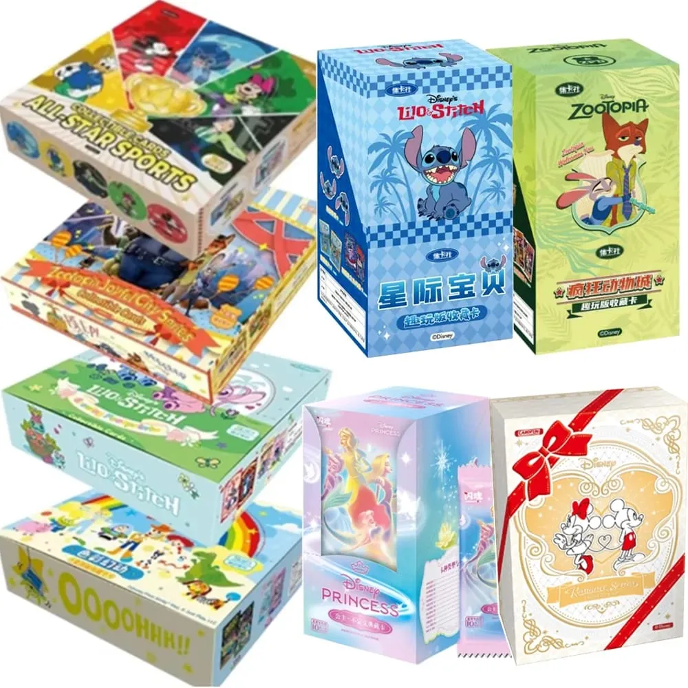 Cartes à collectionner de la série authentique pour enfants, cartes de Collection Friends Zootopia Stitch Bear Frozen, jouet cadeau pour enfants — image 1