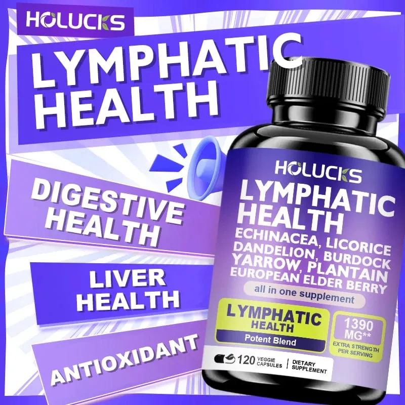 Buy 2 Get 2 Free! Pure Lymphatic Health Capsules Support Reduces Swelling Boosts Detox & Immune System Improves Circulation — image 6