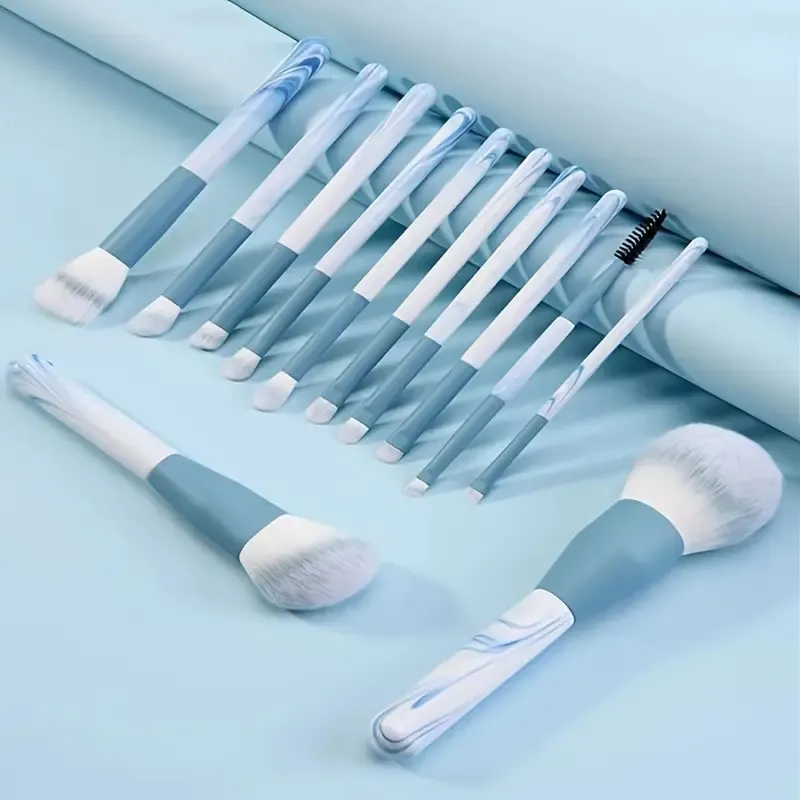 12pcs Professional Makeup Brush Set Premium Synthetic Foundation Concealer Powder Eyeshadow Blush Brushes Hygienic Beauty Tools — image 6
