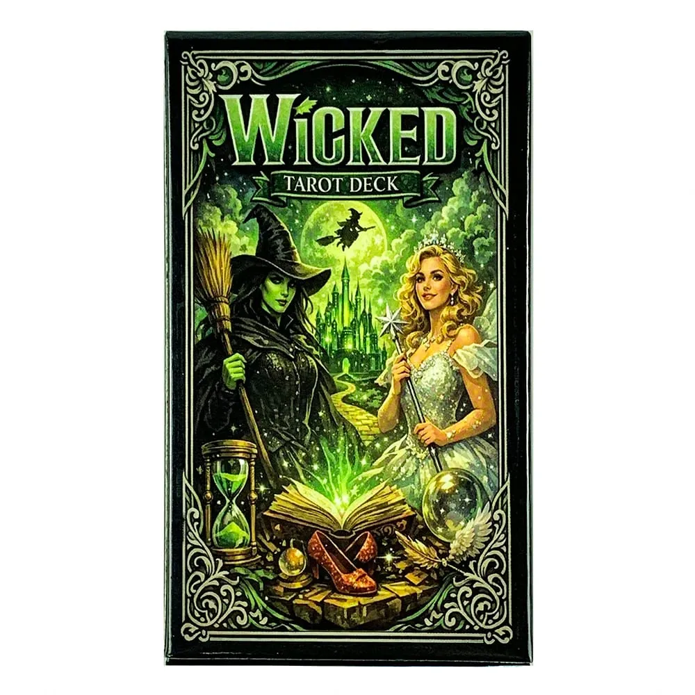 Bagong Wicked Tarot Deck 78-card Tradition Tarot Cards English Version Divination Board Game Halloween at Christmas Games