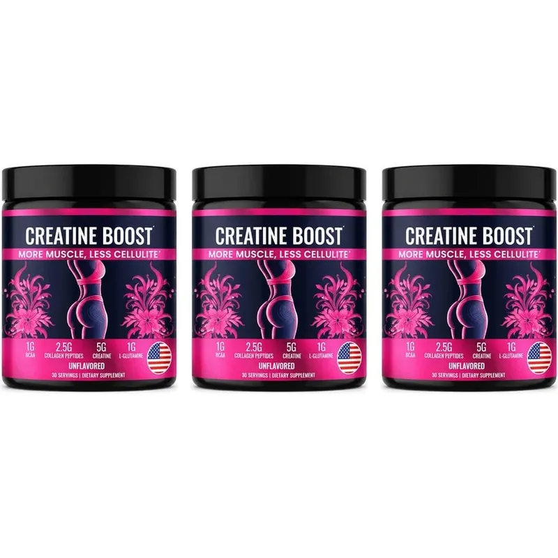Creatine for Women Booty Builder Supplement with Collagen & BCAA Supports Muscle Development Post-Workout Recovery Elasticity — image 6