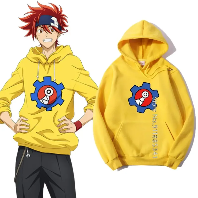 Takerlama SK8 the Infinity Hoodie Reki Cosplay Yellow Womens Men Sweatshirts Casual Streetwear Pullover Coat Plus Size Hoodies — image 2