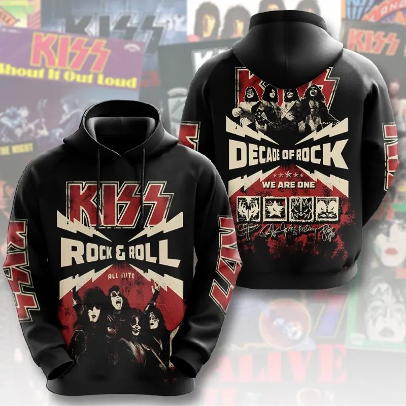 2026 Hot Rock Kiss Hoodies 3D Printed Men Women Funny Long Sleeve Sweatshirt Shirt Street Man Hoodies Tops Y2k Hoodies — image 4