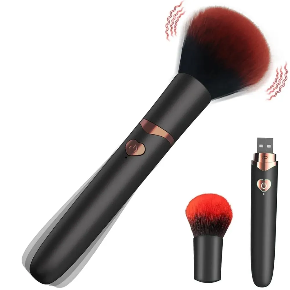 Vibradores Pincel de Maquiagem 7 Modo Vibração Mamilo Clit Estimulador Feminino Bala Massageador Discreto Brinquedo Sexual Adulto para Mulher 18+ — image 1