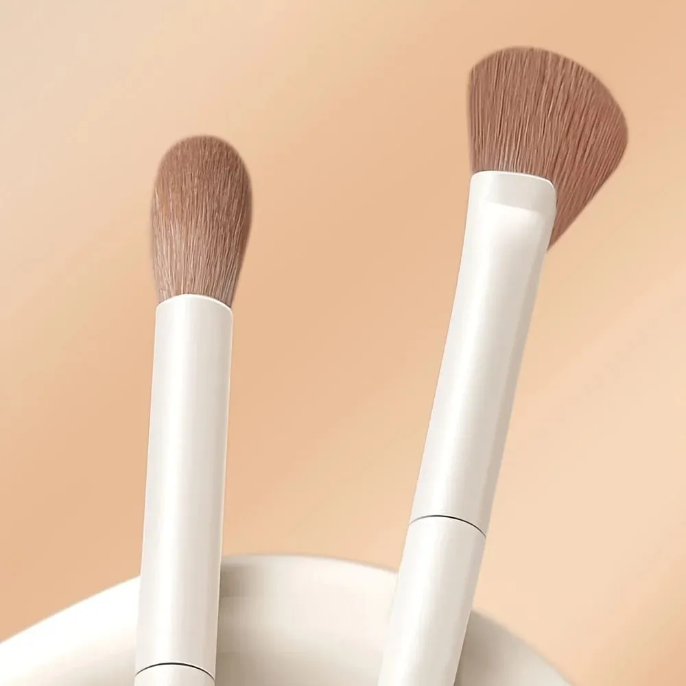 12pcs Professional Makeup Brush Set with Kabuki Brushes & Nylon Bristles - Complete Starter Kit Suitable for Foundation Blush — image 4