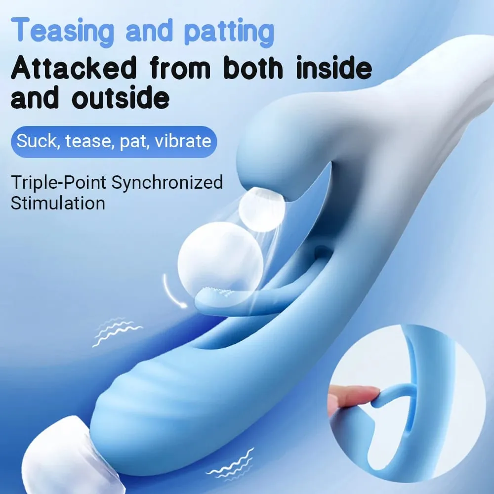 Marangyang Field Tapping Flapping Vagina Vibrator para sa mga Babae Sucker Rabbit Sucking Vibrator Babae Masturbator Mga Sex Toys para sa Babae — image 2