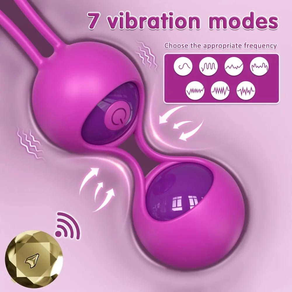 Bola vaginal de controle remoto, brinquedo sexual para mulheres, vibrador, simulador de bola de kegel, vagina, chinês, ben wa, exercitador de aperto — image 5