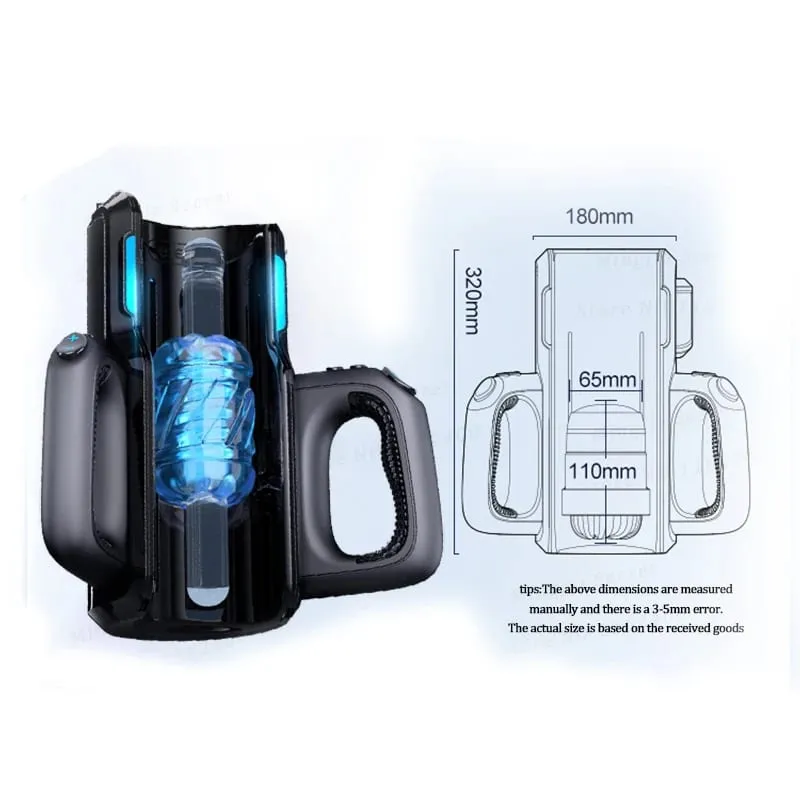 Leten empurrando-pro copo de masturbação masculino 12cm telescópico de alta velocidade vibradores automático máquina de sexo vagina brinquedo sexo anal para homem — image 5