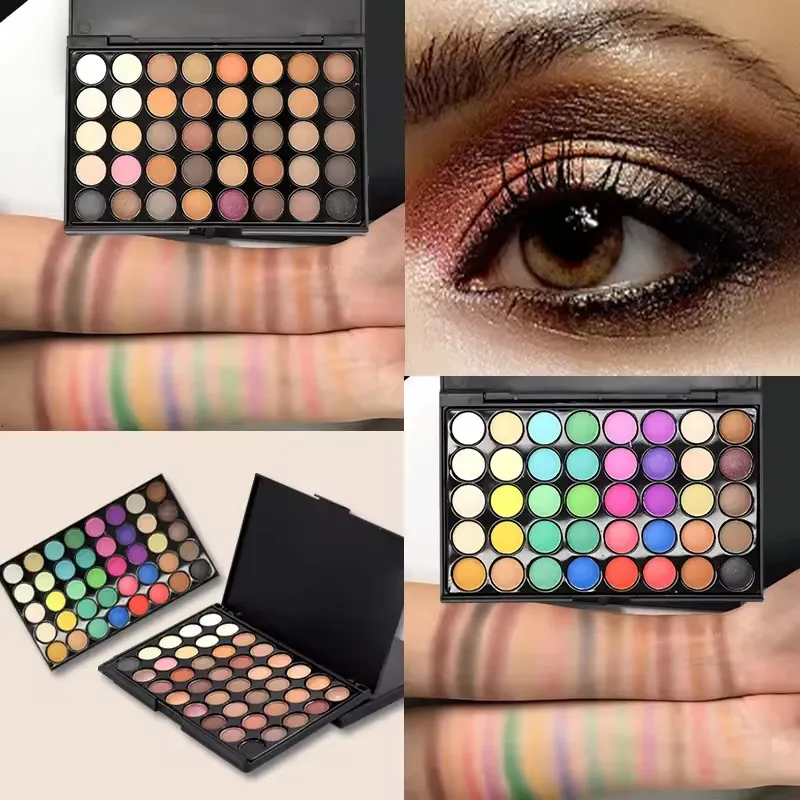 Glitter Matte Αδιάβροχη Παλέτα Πούδρα Καλλυντικά Κιτ Φρυδιών Μολύβι Μολύβι Μολύβι Στυλό Μάσκαρα Μακιγιάζ Βούρτσες Μακιγιάζ Καλλυντικά ματιών — image 2