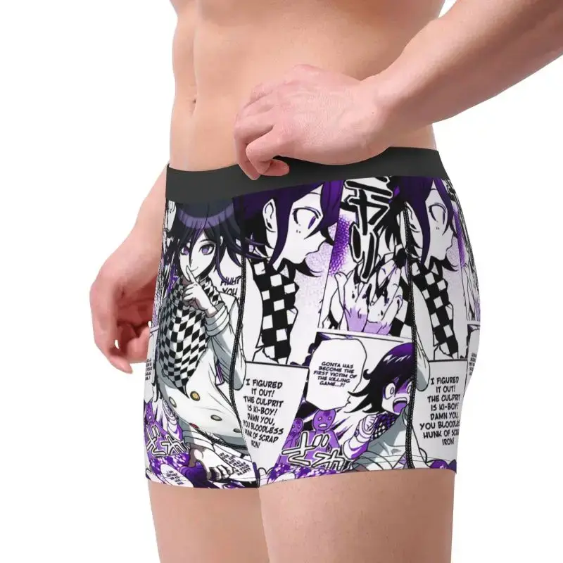 Kokichi Ouma Manga Anime Print Men Boxers Shorts Panties Underwear Soft Breathable Underpants Large Size Boxer Briefs for Boys — image 4