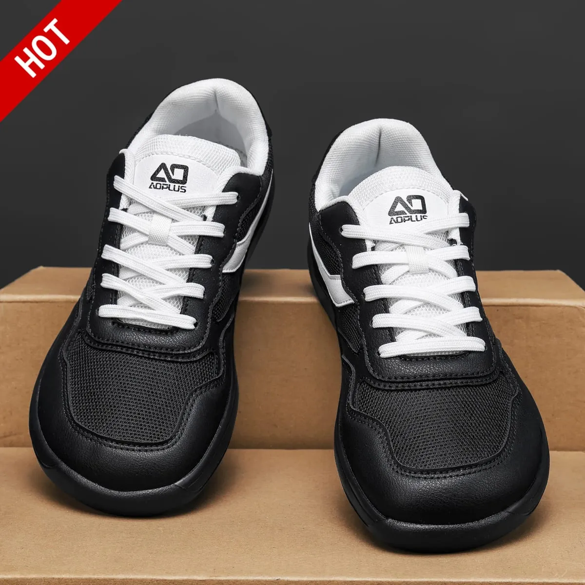 Unisex Casual Sports Sneakers Wide Fit Wide Toe Box Lightweight Breathable Comfortable Outdoor Walking Shoes For Men Women — image 2