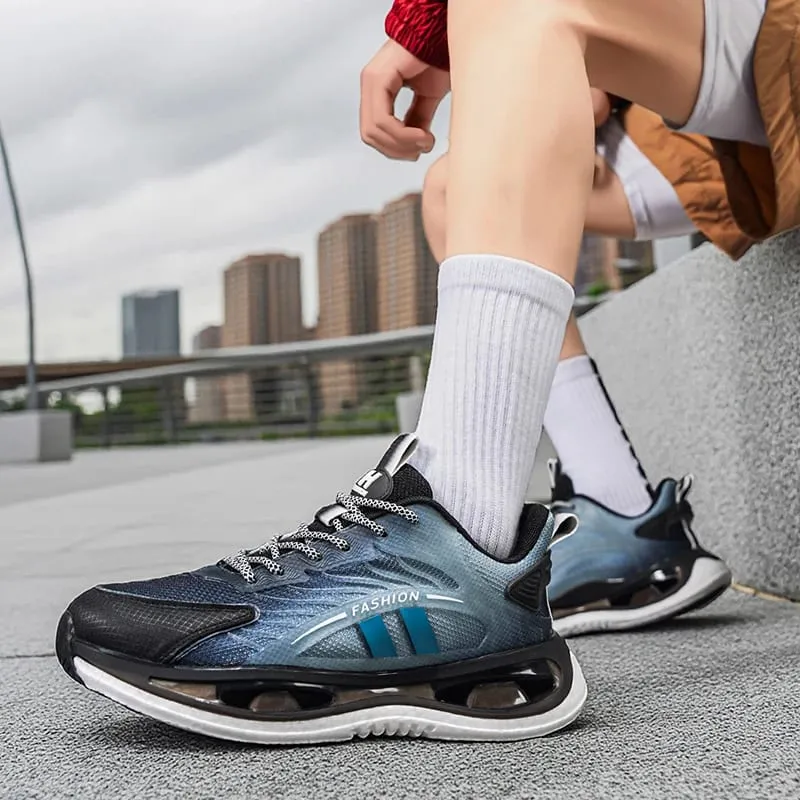 Men's lightweight outdoor racing running shoes spring summer new soft-sole casual sneakers student breathable speed sports shoes — image 6