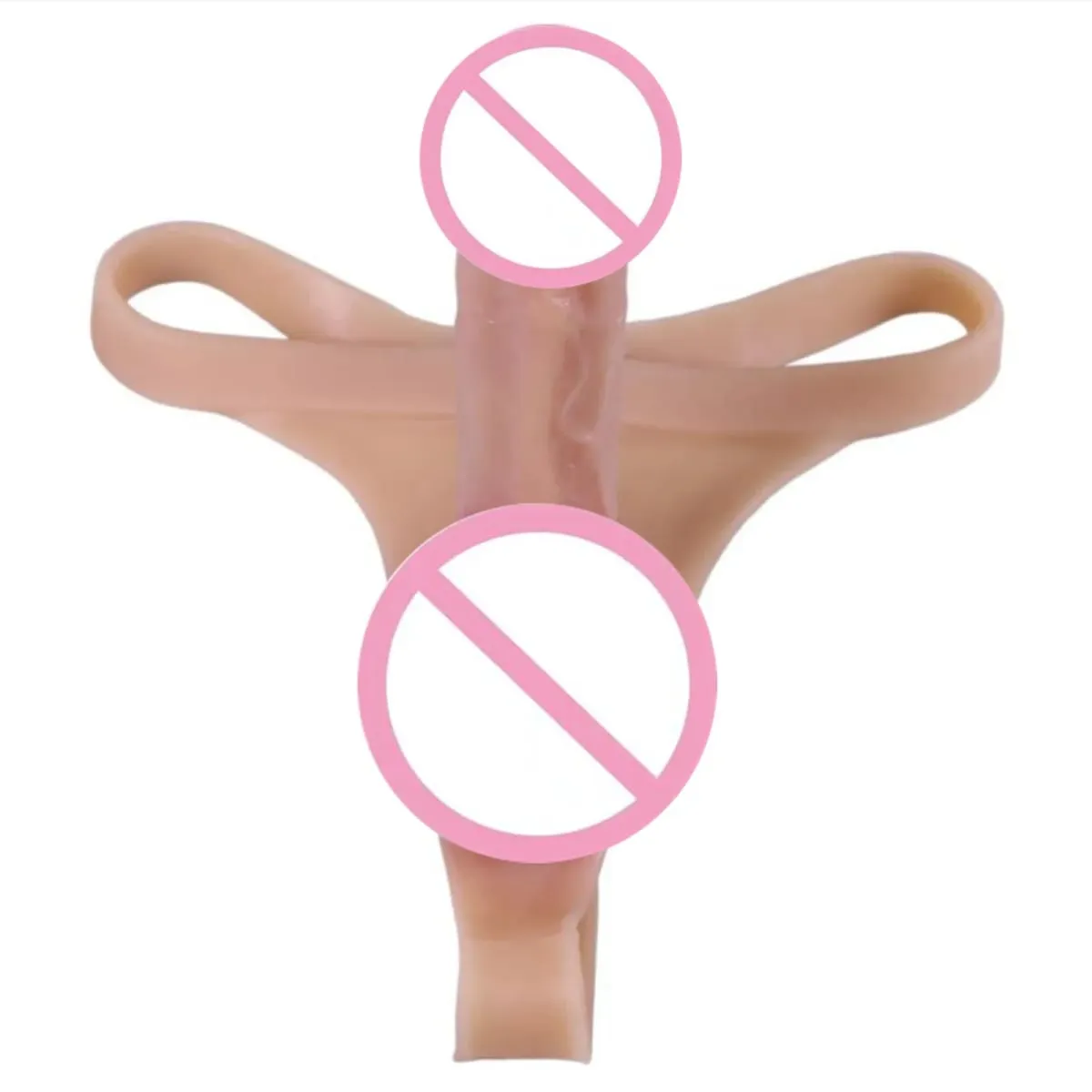 Cinta em vibrador para lésbicas gay wearable oco sólido pênis mangas bdsm pau vibrador calças strapon pênis brinquedos sexuais para casal mulher — image 5