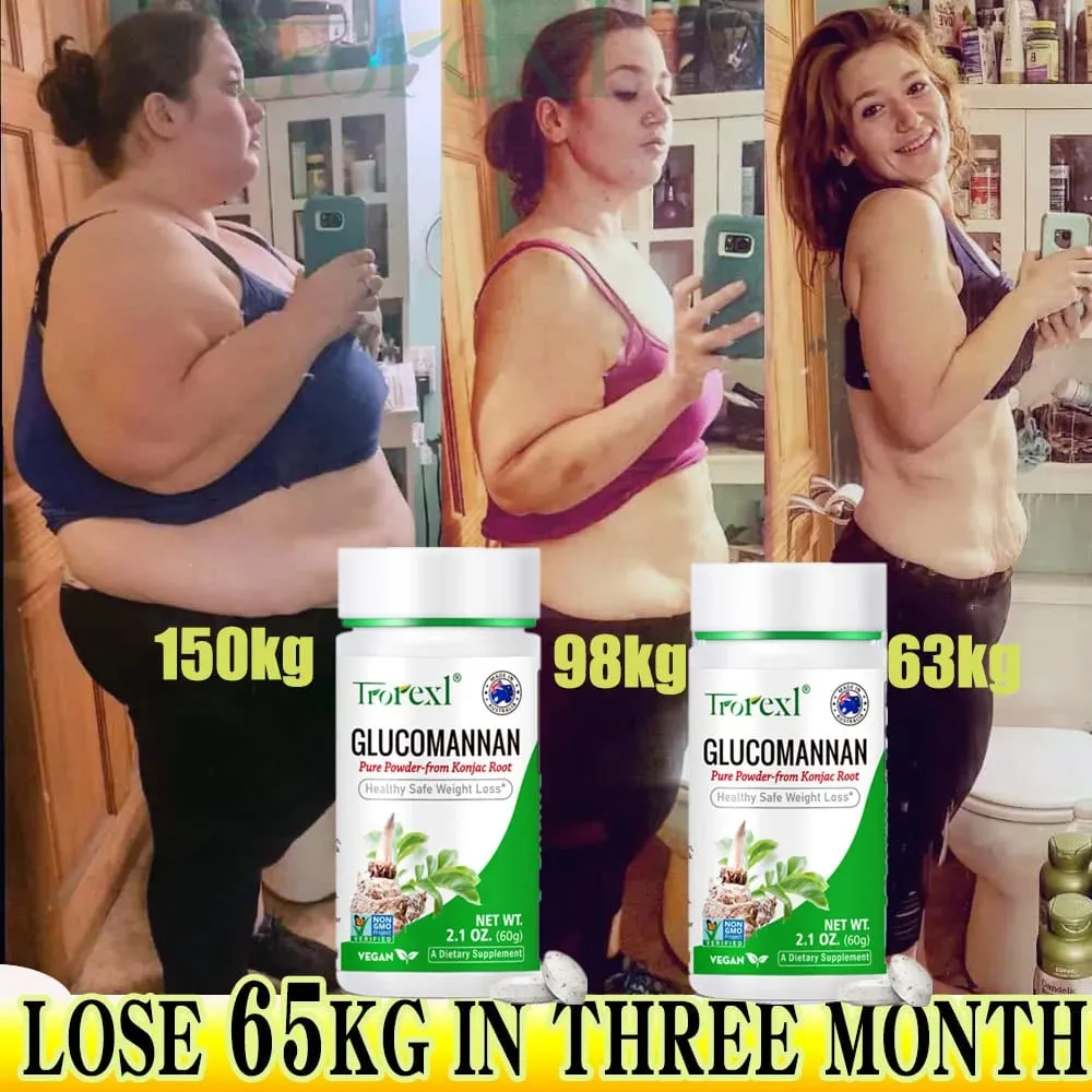 100PCS Glucomannan Powder Pagbaba ng Timbang| Vegan at Vegetarian | Non-GMO Gluten Free — image 3