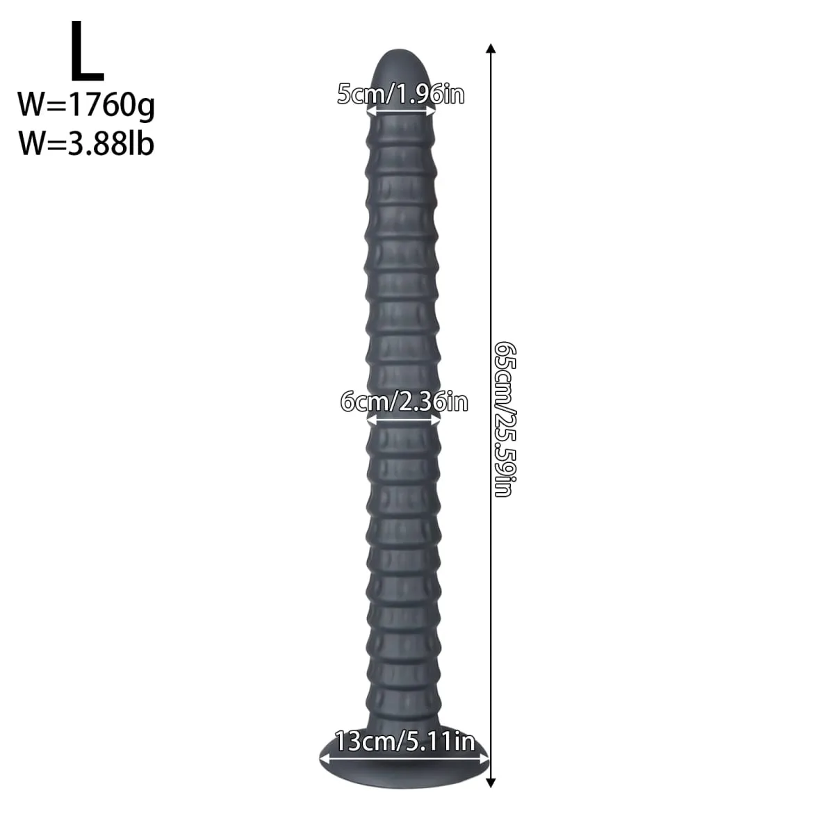 Silicone Soft Big Long Butt Plug Huge Long Anal Plug Dilator Prostate Massager Sex Toy Huge Anal Butt Training For Women Men Gay — image 2