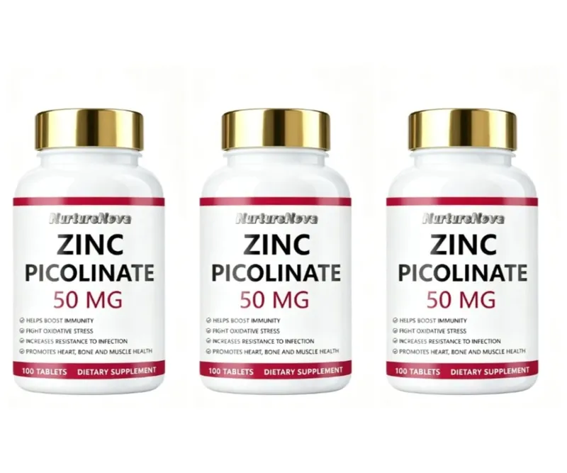 Zinc Picolinate Tablets for Antioxidant Support Bone and Muscle Wellness Daily Mineral Supplement for Adults 100 Tablets — image 8