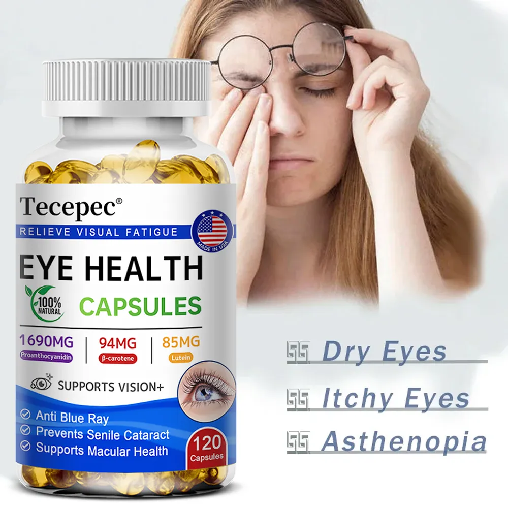 Lutein +Proanthocyanidin - Super Vision Support Supplement Supports Eye Health 120 Softgels — image 4