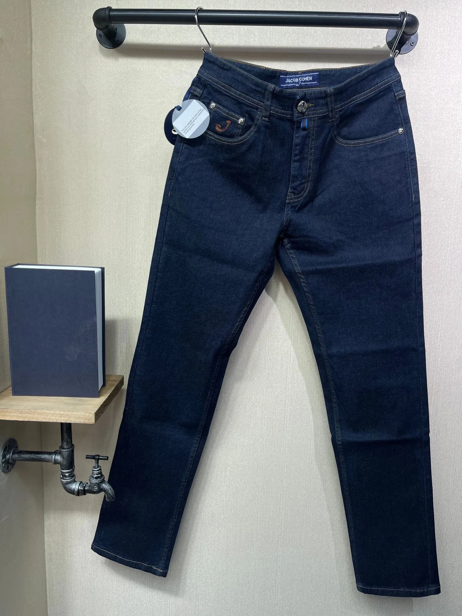 Jeans Thick Cotton Men 2025 Autumn Winter new casual warm Blue embroidery comfortable straight Big size 30-40 Pants