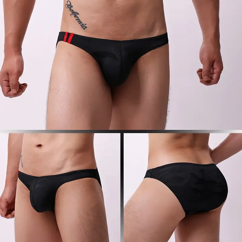 Men's Underwear Breathable Panties Fashion Printed Underpants Low Waist Lingerie Briefs 3256810337747479 — image 5