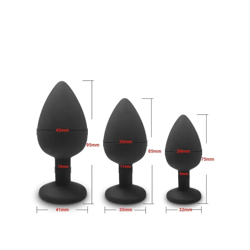Anal Toy Soft Silicone Anal Plug for Beginner Butt Plug Men Women Gay Couples Anal Prostate Stimulator Adult Masturbator Sex Toy — image 13
