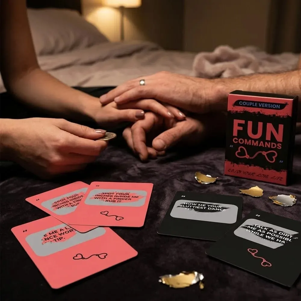 Adult Fun Commands Scratch Off Cards for Couples - 46 Sexy Challenges & Games - Romantic Gift for Anniversary Valentine's Day — image 2
