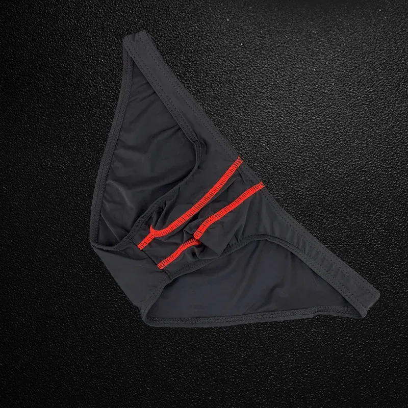 Herrbyxor Ice Silk Ultra Tunna Underkläder Sexiga U Bulge Pouch Man Trosor Elastisk Komfort Snabbtorkande Trosor Kalsonger