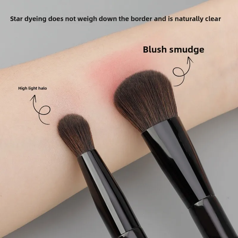 1PC Double Ended Foundation Brush Contour Sculpting Brushes Powder Blush Brush Makeup Brushes Women Cosmetic Tools Facial Brush — image 2