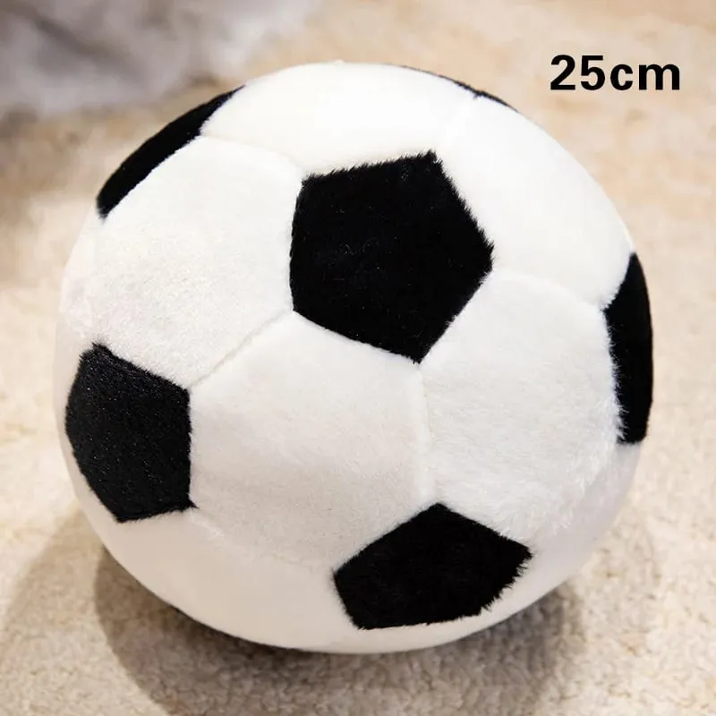 15/20/25cm Lovely Football Plush Dolls Kawaii Ball with Colorful National Flag Stuffed Soft Pillow Soccer Plushie Toy — image 11