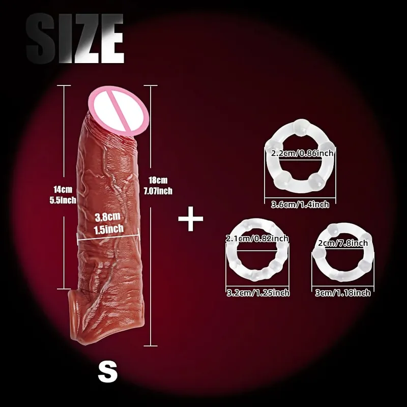 Man Dick Enlargement Semen Lock Ring For Men Delayed Ejaculation Soft Silicone Penis Sleeve Hollow Cock Ring Adult 18+ Sex Toy — image 20