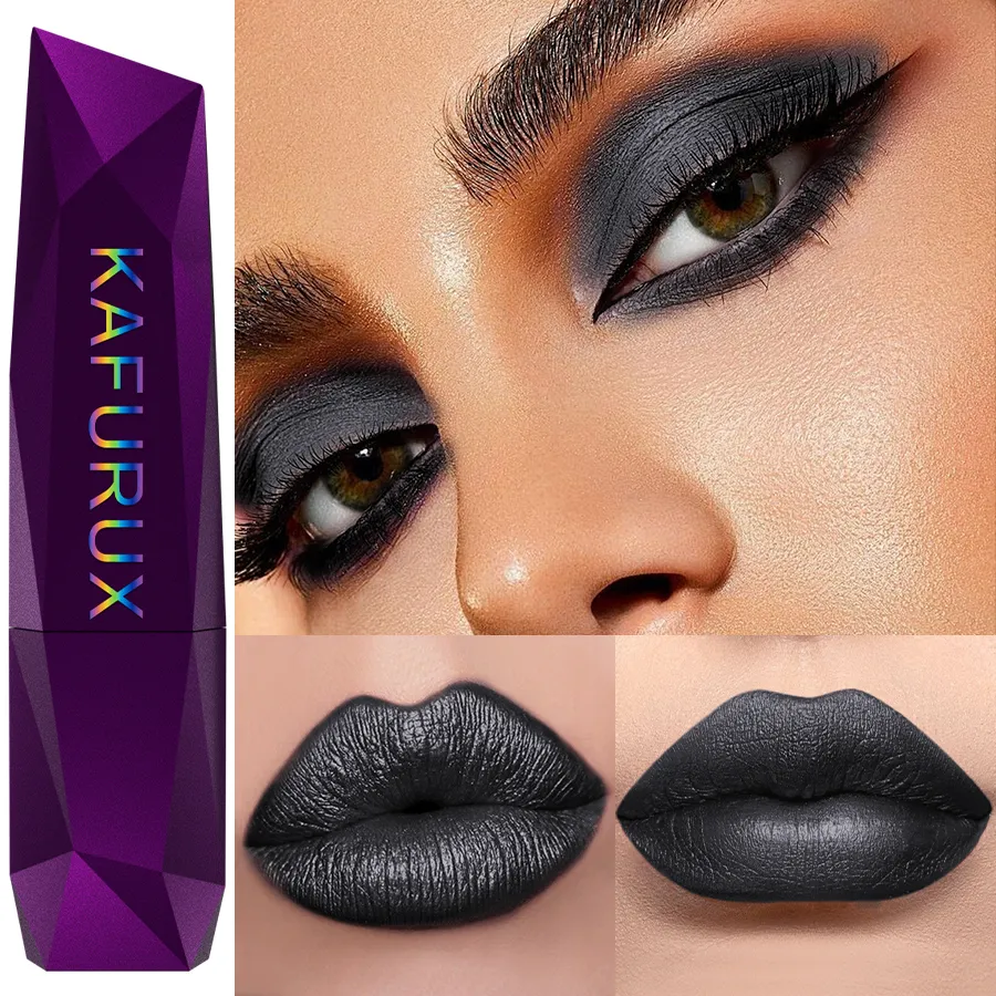 1PC black metallic eyeshadow stick shimmer waterproof glitter eye shadow Korean makeup for eye or lip cosmetic lipstick beauty — image 4