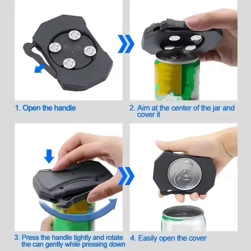 Multi Functional Beer Bottle Opener Tool Beverage Can Bottle Opener Creative Portable Bottle Opener Party Kitchen Accessories — image 4