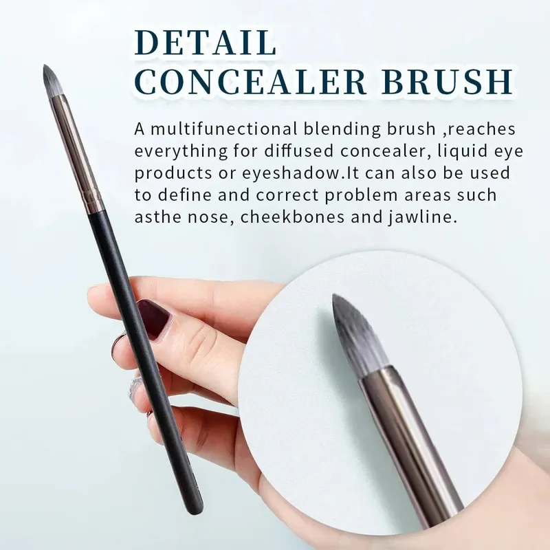 Natural Eye Makeup Brushes Set Eyeshadow Brush Eyebrow Contour Eyeliner Brush Women Eyes Cosmetic Blending Detail Make Up Tools — image 22