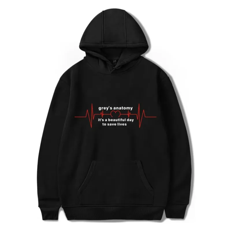 Harajuku Gray's Anatomy Tumblr Greys Anatomy printed Hoodies Sweatshirts Men/Women Comfortable Sweatshirt Adult/Child Pullovers — image 8