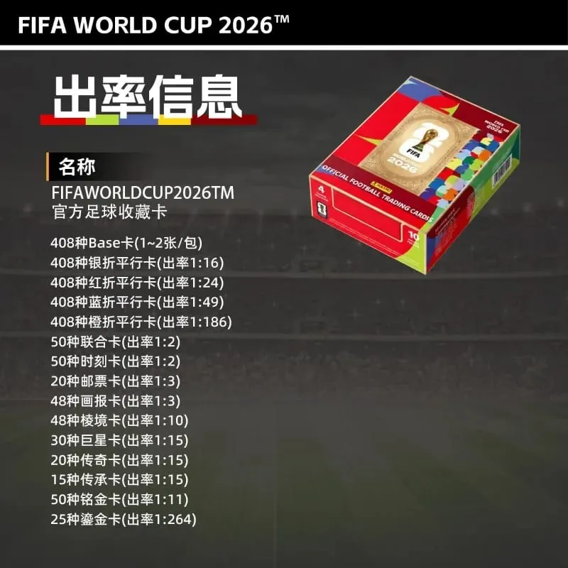 World Cup 2026 Football Trading Cards World Cup Souvenirs Sports Trading Card Collect Commemorative Cards — image 3