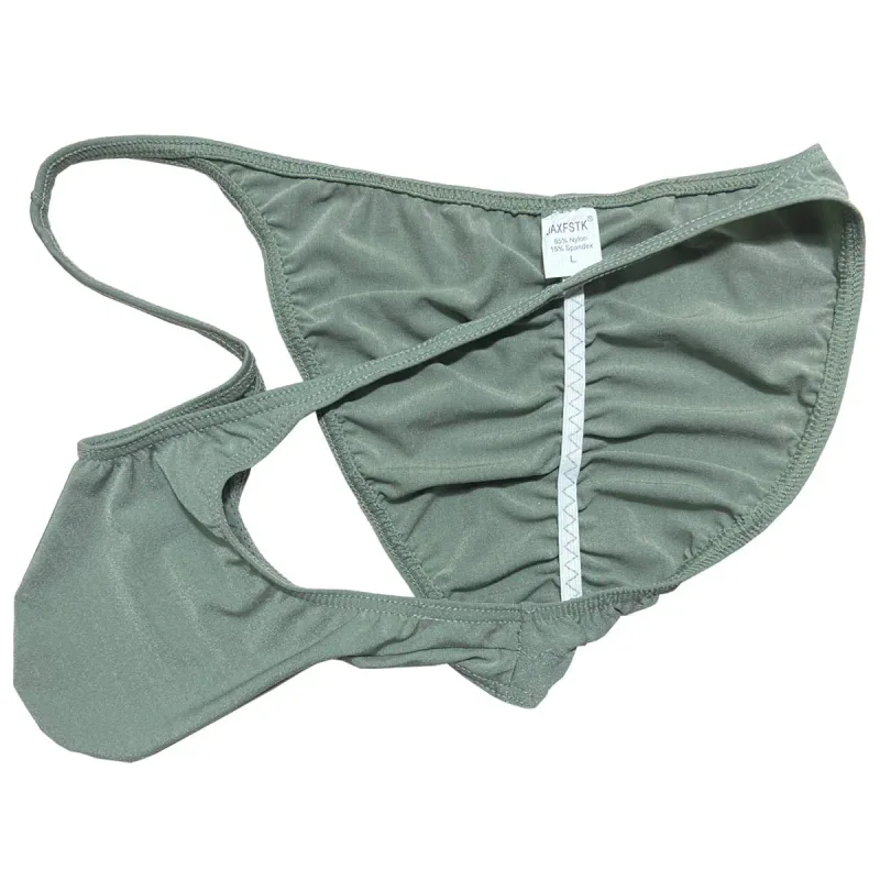 Men's Soft Micro Briefs Underwear Breathable Lightweight Ultrathin Bikini Briefs Men Low Rise Mini Triangle Cut Mini Panties — image 4